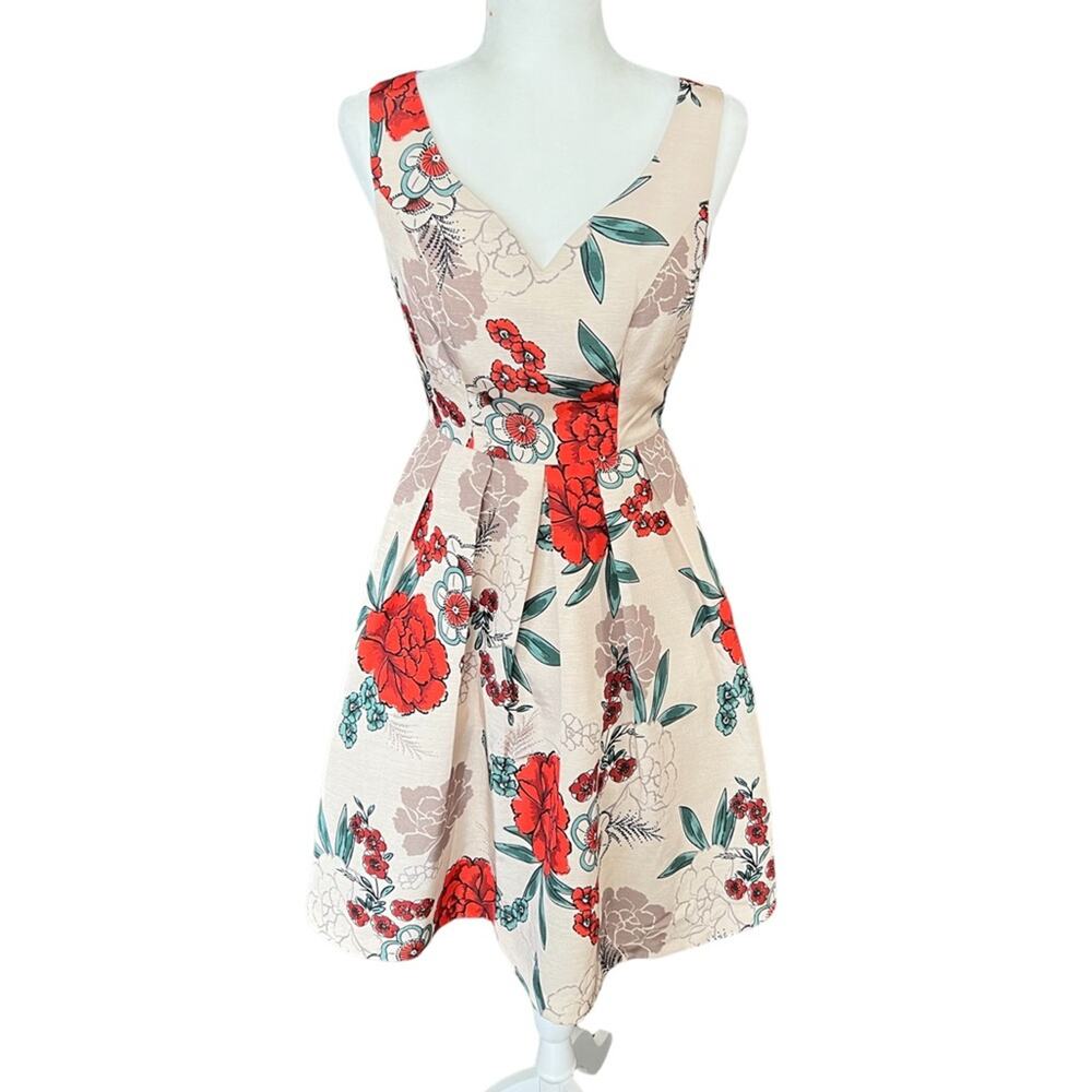 ModCloth Elegant Excellence Floral Dress Size S